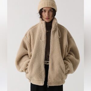 NWOT Masonprince Full Zip Teddy Coat Jacket Size M-XL